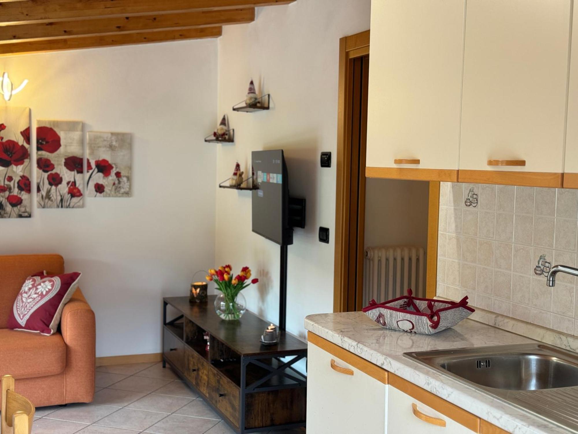Ferienwohnung Bilocale Baciato Dal Sole Andalo Exterior foto