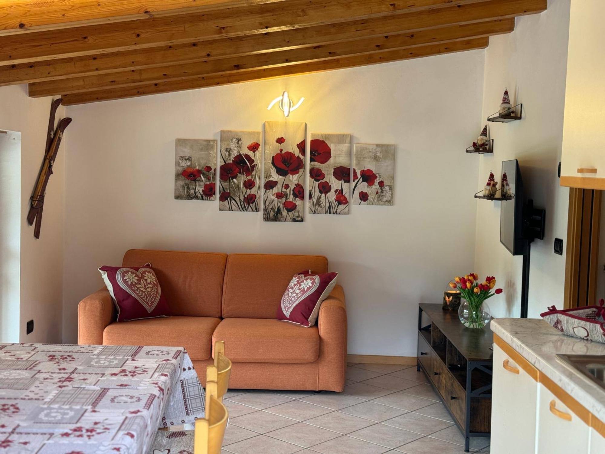 Ferienwohnung Bilocale Baciato Dal Sole Andalo Exterior foto