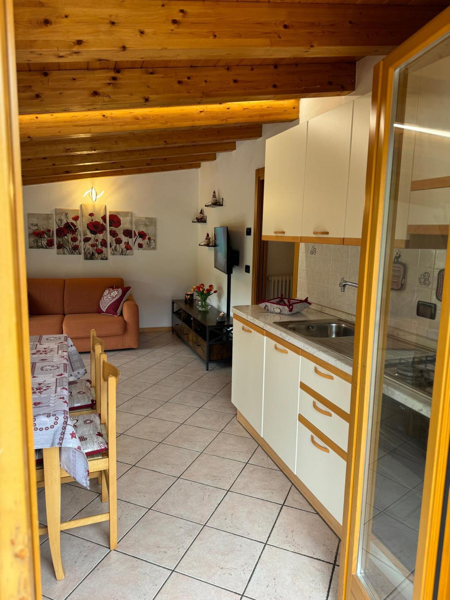 Ferienwohnung Bilocale Baciato Dal Sole Andalo Exterior foto