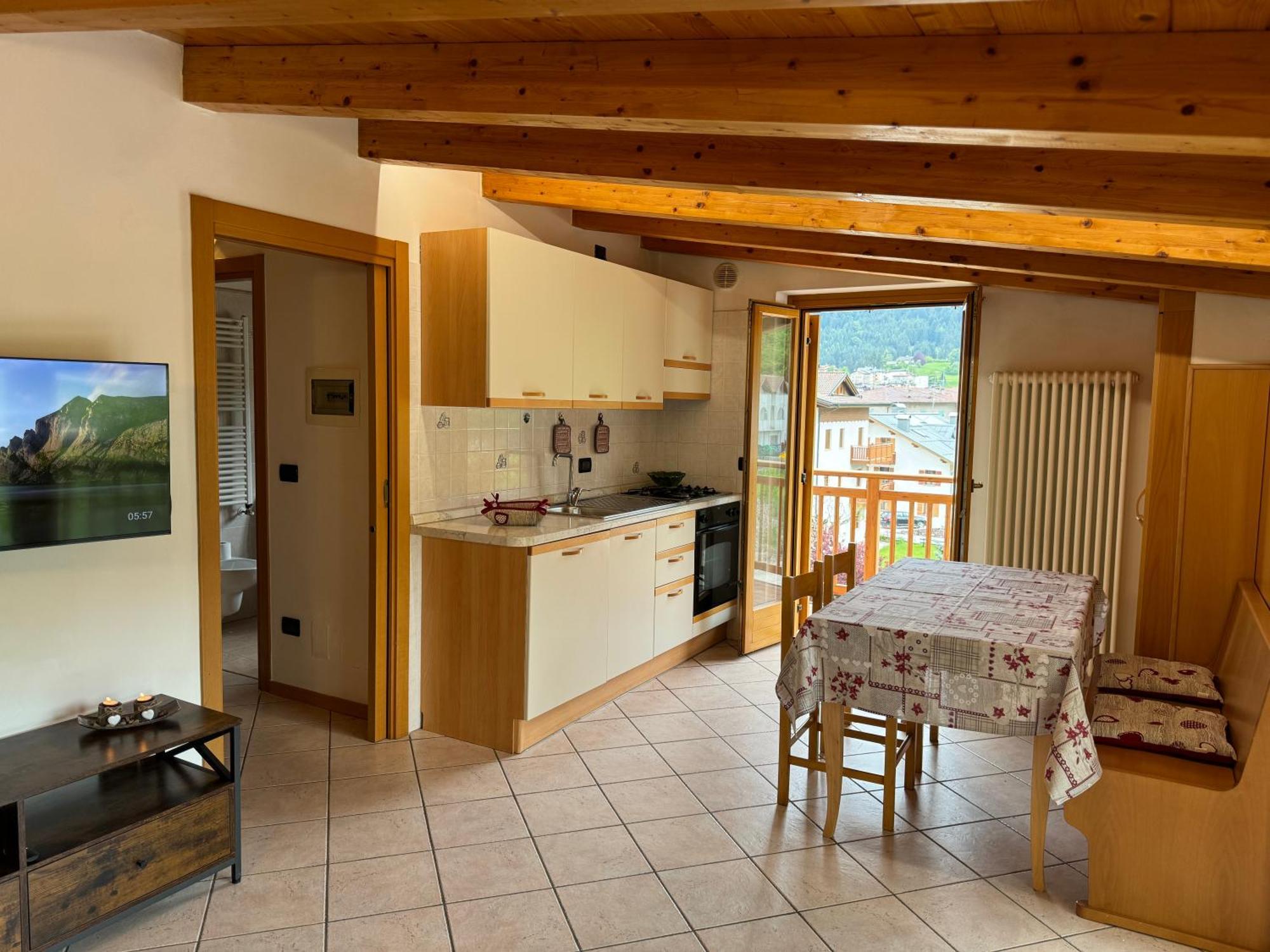 Ferienwohnung Bilocale Baciato Dal Sole Andalo Exterior foto